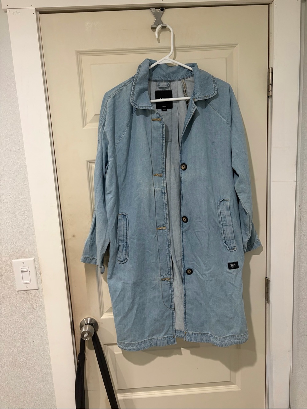 Vans Light Blue Denim Longline Jean Jacket